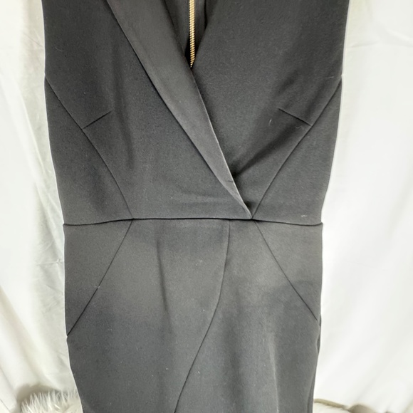 Ted Baker London Tilolah Black Sheath Dress Sz 4 - Picture 4 of 9